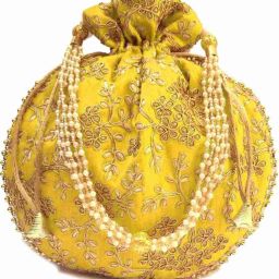 Women Yellow Potli-image-55