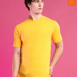 Moda Rapido Men Pack of 2 Solid Round Neck Cotton T-shirts-image-47