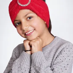 Bharatasya Girls Knitted Headband-image-42