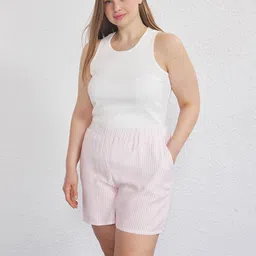 Trendyol Striped Night Suit-image-65