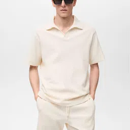 MANGO MAN Polo Collar T-shirt-image-68