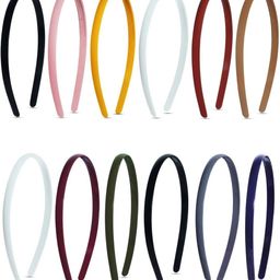 ANNA CREATIONS Women Pack of 12 Gloss Hairband-image-80