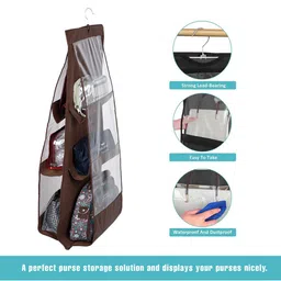 Kuber Industries Brown Set of 2 Regular Multi-Utility Organisers image 4