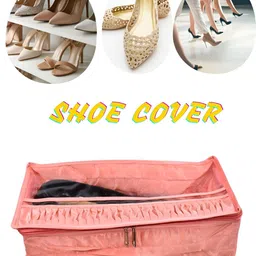 Ajabh Peach-Coloured Set of 5 Water Resistant Multi-Utility Organisers image 2
