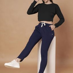 Moda Rapido Women Long Sleeve Crop T-shirt-picture-40