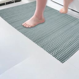 Aura Grey Textured Anti-Skid BathRugs-57