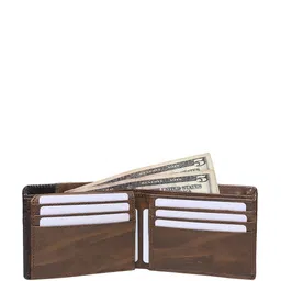 JND Men Textured Bi-Fold Wallet with Multiple Card Slots image 2