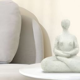 Aura Grey Buddha Idol Showpiece-image-39