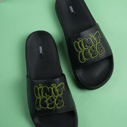 HRX by Hrithik Roshan Men Self Design Sliders-picture-45