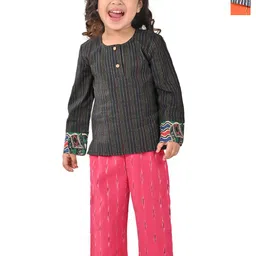 Tiny Bunnies Girls Printed Top with Trousers-picture-29