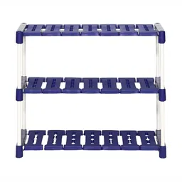 NOVATIC White & Blue Multi-Purpose Free Standing Book Shelf-32