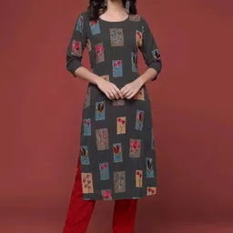 Anouk Rustic Selection Of 4 Floral Printed Straight Kurtas image 5
