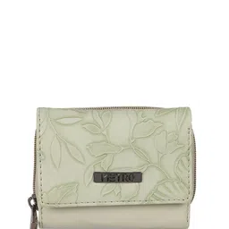 Metro Women Textured Zip Around Wallet image 2