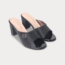 CORSICA Textured Block Sandals with Buckles image 5