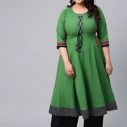 IKRASS Women Embroidered Anarkali Kurta-44