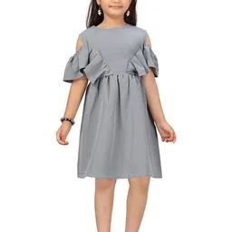 Muhuratam Grey BLENDED Dresses-image-83