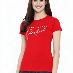 Mast & Harbour Typography Printed Round Neck Cotton T-shirt-picture-24