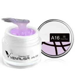 VENALISA UV Sculpture Nail Extension Hard Jelly Builder Gel - 15 ml - Violet Pink A16 (S)-1