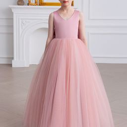 INCLUD Girls Solid Gown Maxi Dress-image-64