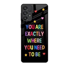 QRIOH Typography Printed Samsung Galaxy A73 5G Back Case Mobile Accessories-49