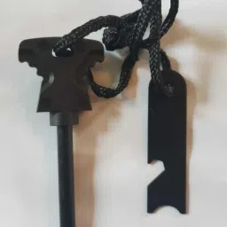 Survival Multitool Magnesium Long Flint Stone Fire Starter Lighter Kit Flint Fire Starter Striker Included-picture-26