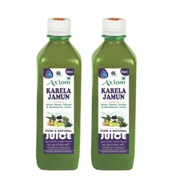 Axiom Set Of 2 Karela Jamun Juice -500ml Each image 2