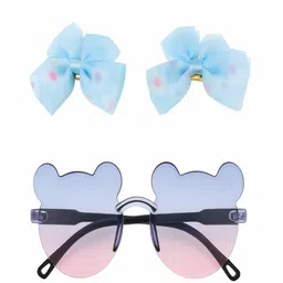 AmazingKarts Girls Bow Hair Clips with Sun Goggles Design Hair Accessory-image-13