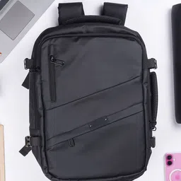 VOYAGER PARIS Unisex Backpack with USB Charging Port-55