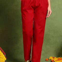 Tahiliya Women Straight Fit Trousers-image-30