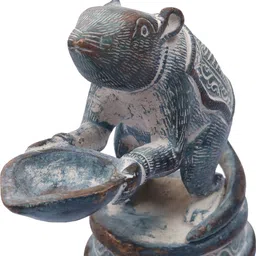 Exotic India Textured Ganesha Lamp with Mouse-image-32