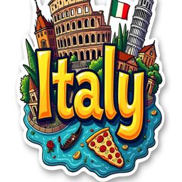 Italy Country Theme Souvenir Wooden Refrigerator Stylish Fridge Magnet-image-7