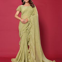 VIJAYA VALLABH Embellished Saree-picture-19