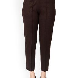 TWENTY ME Women Comfort High-Rise Easy Wash Trousers-image-91