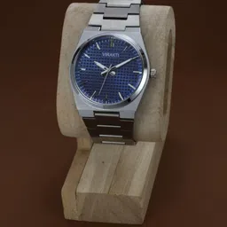 VIRAKTI Men Dial & Stainless Steel Bracelet Style Straps Analogue Watch MEN-29-BLUE-V01-picture-36