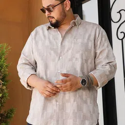 Instafab Plus Men Plus Size Comfort Casual Shirt-image-18