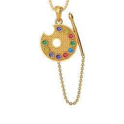 Joyalukkas 22KT Wild Color Palette Pendant Gold-6.679 g-picture-17