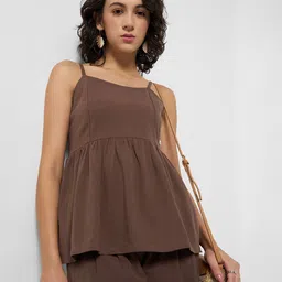 AKKRITI BY PANTALOONS Cotton Empire Top-image-28