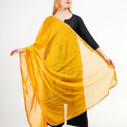 Karthav Fashion Ethnic Motifs Dupatta with Sequinned-image-33
