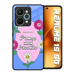 QRIOH Floral Printed Realme 15 5G Back Case Mobile Accessories-picture-24