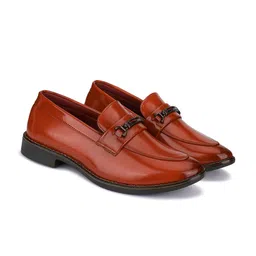 BERSACHE Men Leather Formal Loafers-image-35