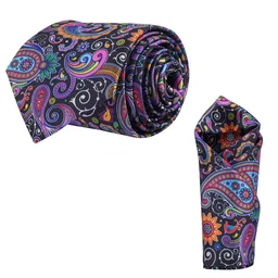 CALIXTO Men Printed Ascot Tie-image-35