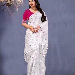 KAMDAR Zari Jacquard Woven Pat Silk Assamese Mekhela Chador-24