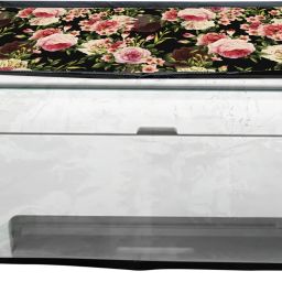 ATP Printer Cover For HP Desk Jet 2623 All in One Printer (Black Floral Print) Printer Cover-image-19