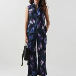 RAREISM Women Printed Relaxed Straight Leg Straight Fit Trousers-image-60