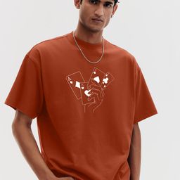 TOGS & TERRE Graphic Printed Drop-Shoulder Sleeves Organic Cotton Oversized T-shirt-picture-16