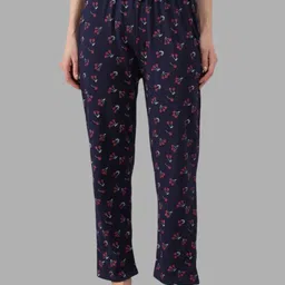 FIT N FAME Printed Cotton Mid-Rise Lounge Pant-image-87