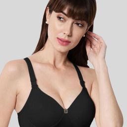 BEWILD Cotton Classic Sports Bra Rapid-Dry Moisture Wicking Heavily Padded-16