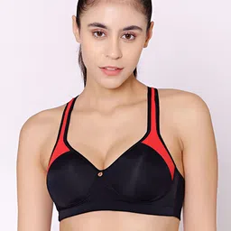 Bodycare Colourblocked Full Coverage Heavily Padded Workout Bra With All Day Comfort-picture-53