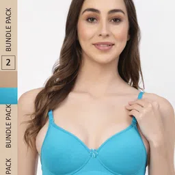Floret Pack of 2 Heavily Padded Seamless Push-Up Bra-picture-14