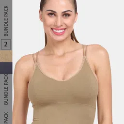 Amour Secret Pack Of 2 Lightly Padded Anti Odour Sports Bra-image-27